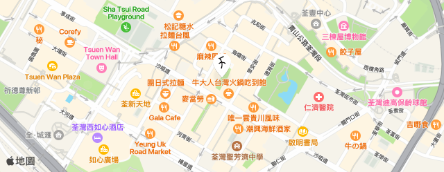 荷李活酒店 map