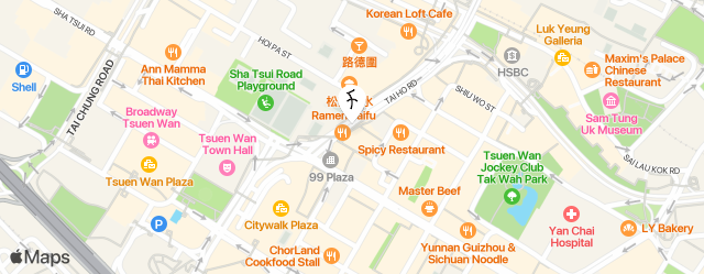 Chui Wah Hotel map