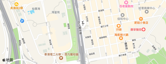 百佳酒店 - 油麻地 map