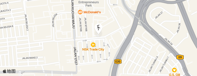 1 Hotel Kuchai Lama map