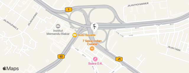 I Leaf Boutique Hotel, Johor map