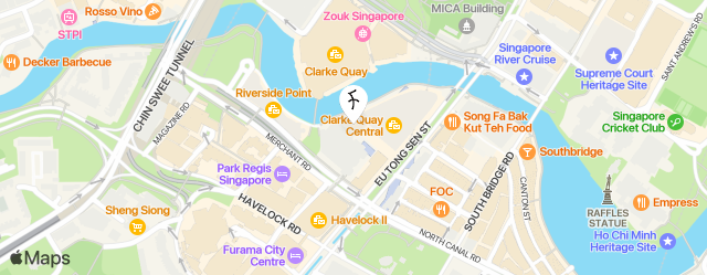 Paradox Singapore Merchant Court at Clarke Quay map