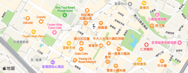 京都酒店 map