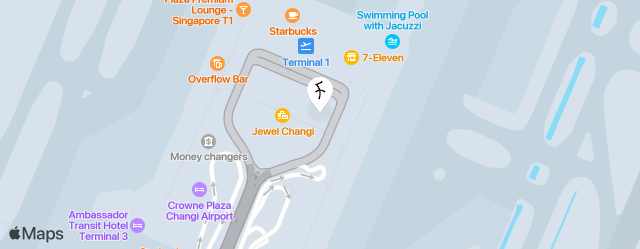 YOTELAIR Singapore Changi Airport map