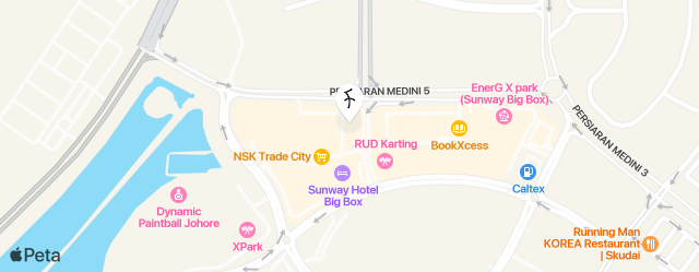 Sunway Hotel Big Box, Johor Bahru map