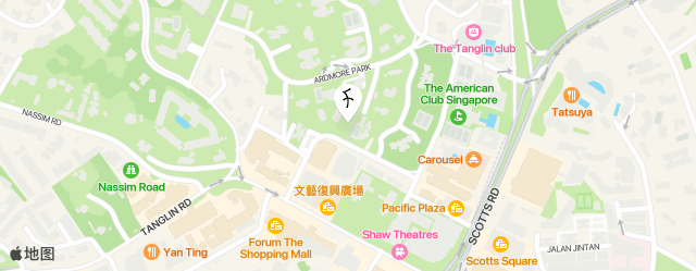 乌节泛太平洋酒店 map