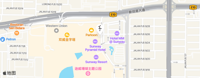 双威度假酒店 map