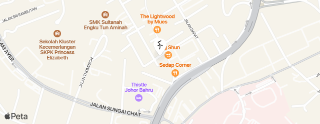 Thistle Johor Bahru map