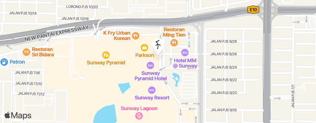 Sunway Resort Hotel map