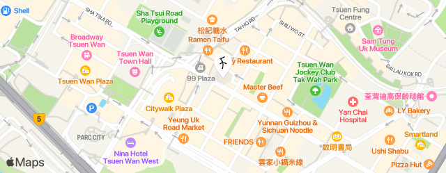 Ming Dao Hotel map