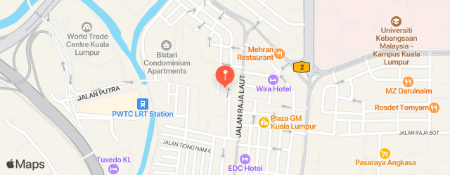 the location of the hotel in the city of dubai