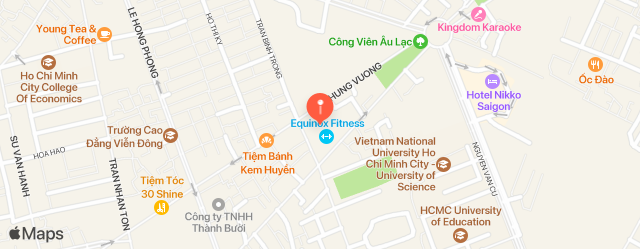Hotel Equatorial Ho Chi Minh City map