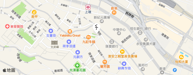 蘭桂坊酒店@九如坊 map