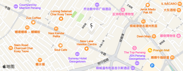 乔治敦中环酒店 map