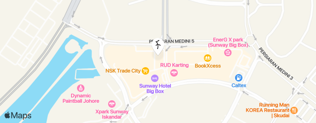 Sunway Hotel Big Box, Johor Bahru map