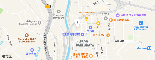 唐人街拉瓦娜酒店 map