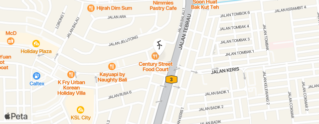 Crystal Crown Hotel Johor Bahru (CCHJB) map