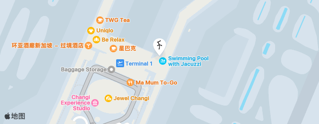 新加坡遨途酒店 map