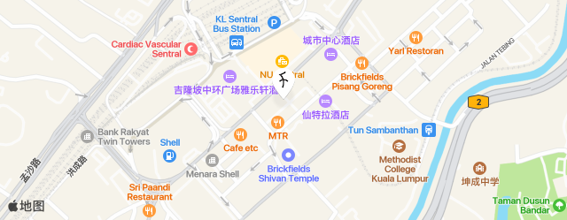 欧式生活酒店@吉隆坡中环广场 map