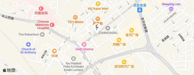 吉隆坡京华精选酒店武吉免登 map