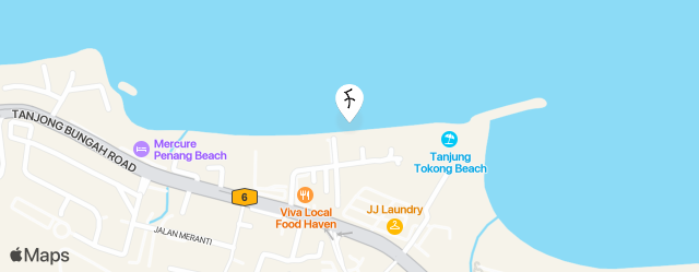 Hotel Sentral Seaview Penang @ Beachfront map