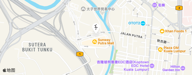 双威太子大酒店 map